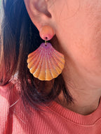 Les grands coquillages 🐚 -  Sunset irisé et paillettes dorées