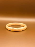 Le jonc simple beige irisé