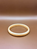 Le jonc simple beige irisé