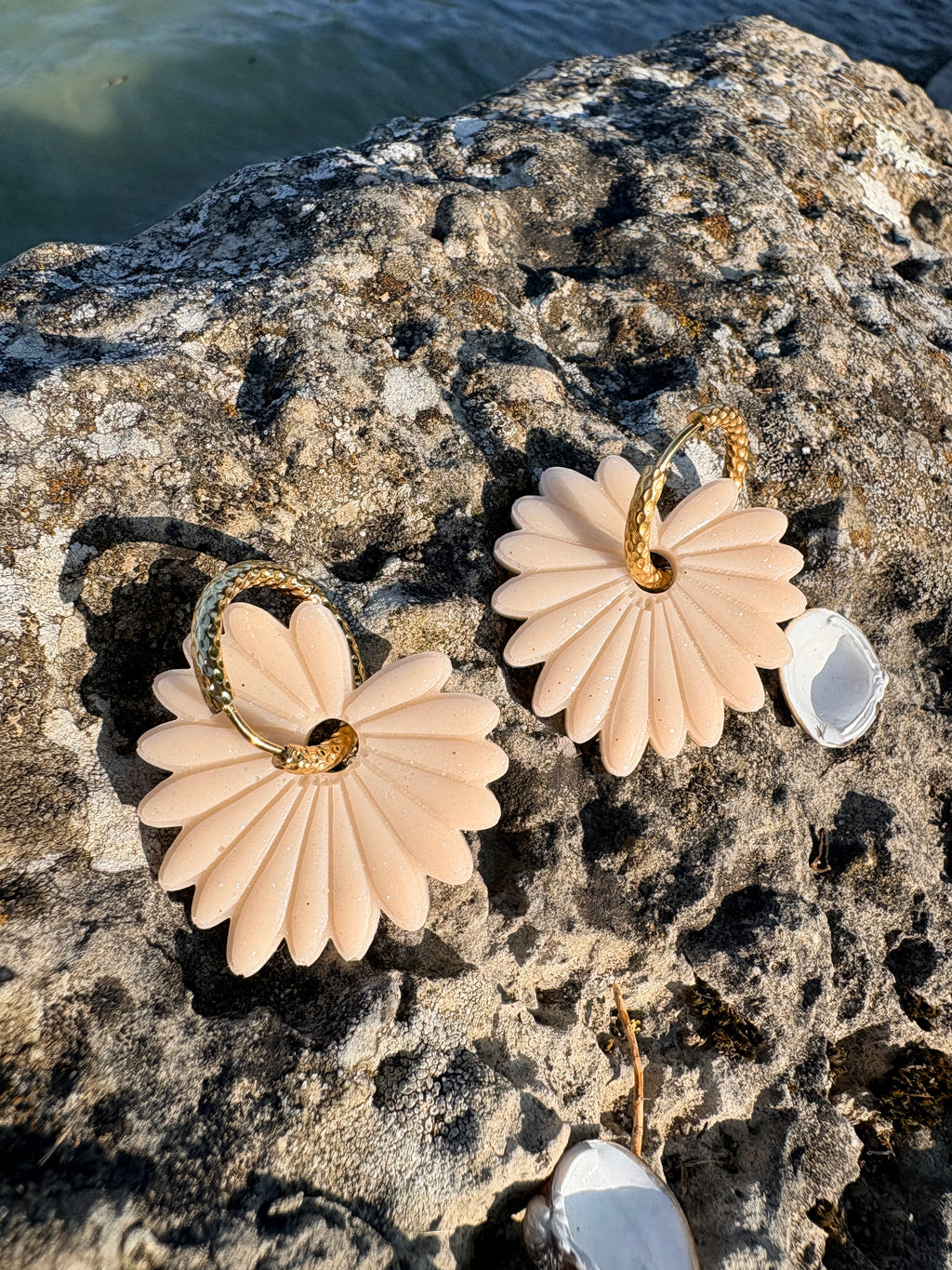 Pampilles Palmiers Beige irisé