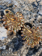 Pampilles Palmiers Paillettes dorées