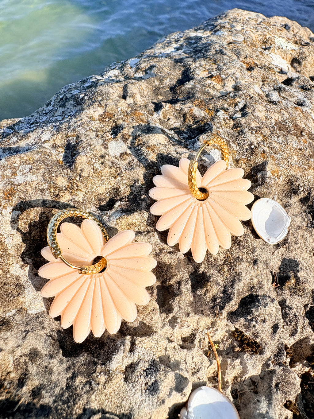 Pampilles Palmiers Beige irisé