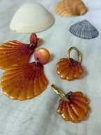 Les grands coquillages 🐚 -  Sunset irisé et paillettes dorées