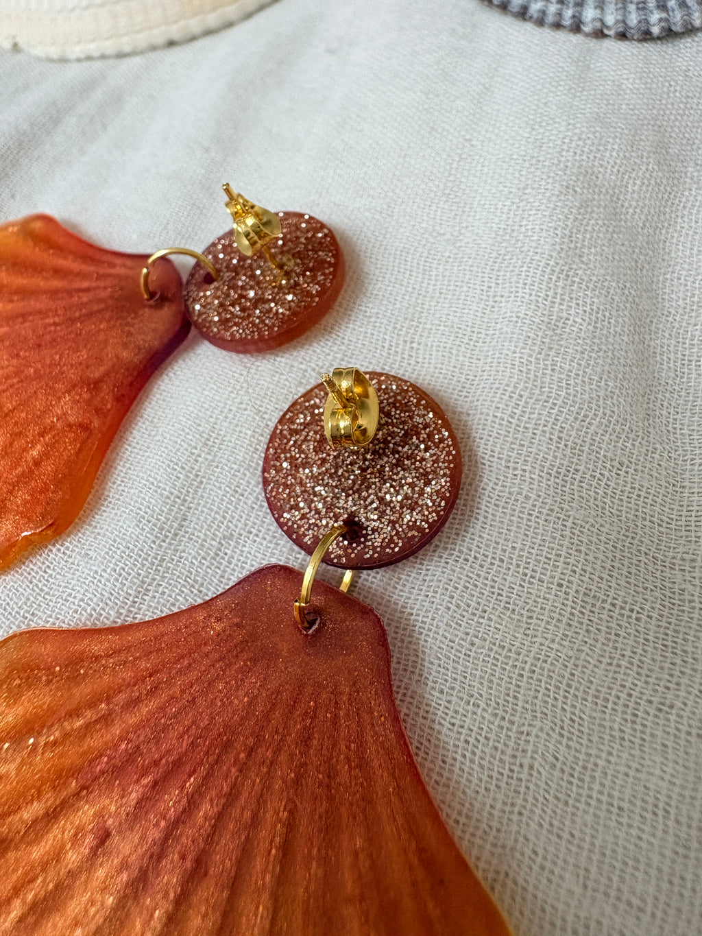 Les grands coquillages 🐚 -  Sunset irisé et paillettes dorées