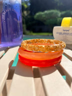 Les joncs larges ORANGE & CORAIL