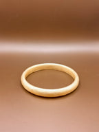 Le jonc simple beige irisé