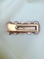 Barrette Ondulée - Paillettes dorées