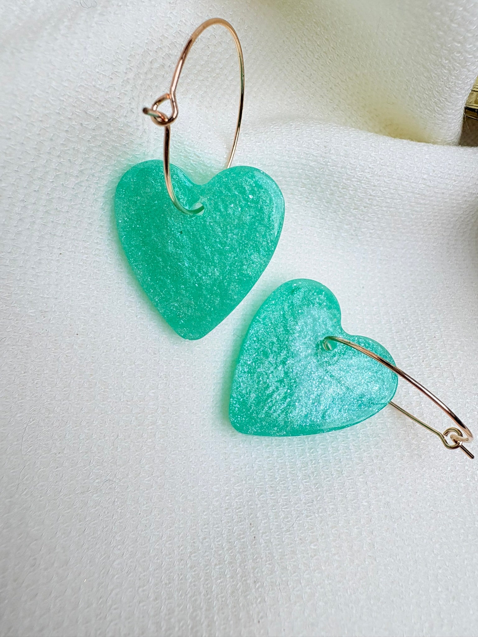 Pampilles Coeurs - taille M - Menthe nacrée