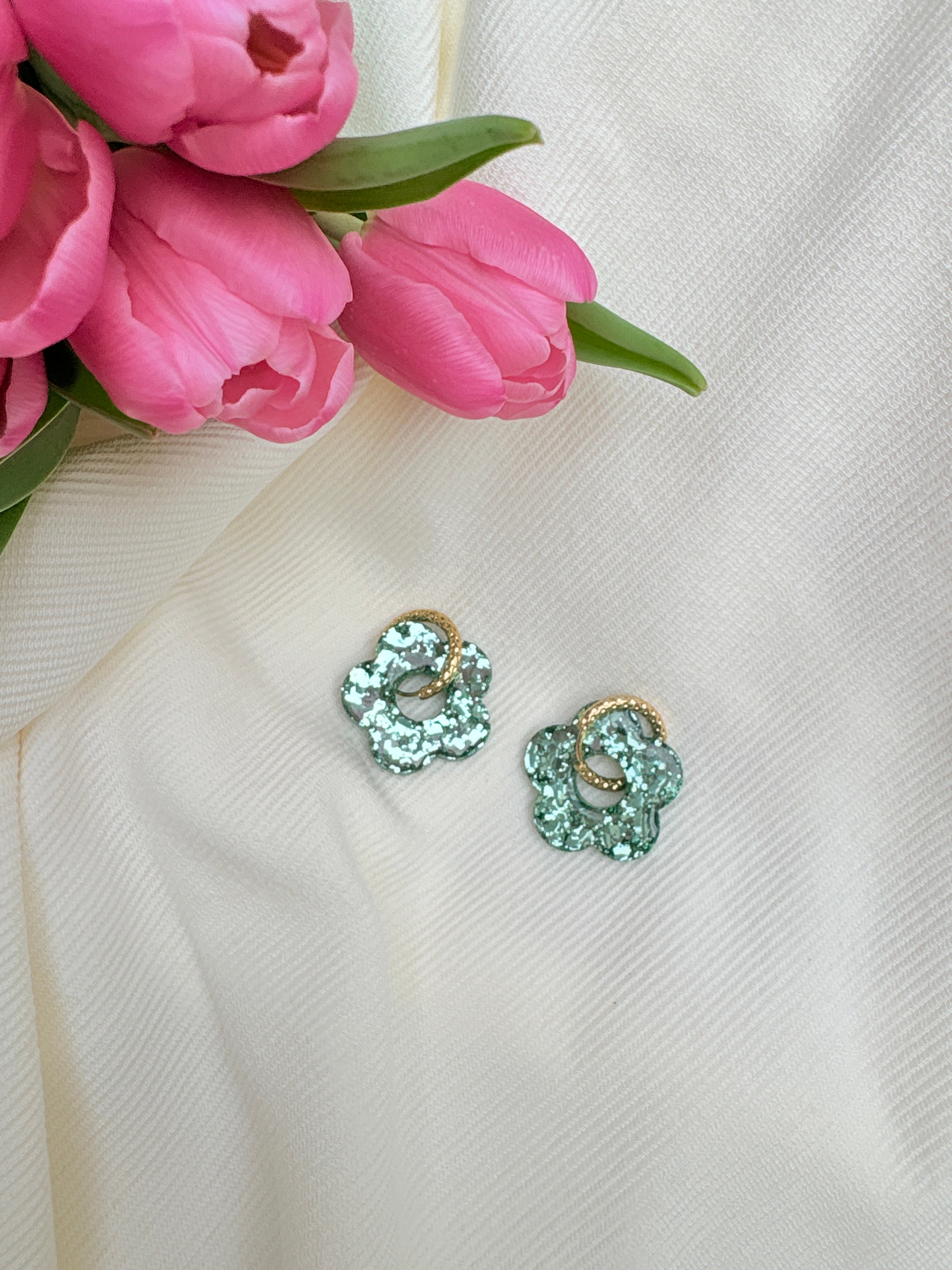 Pampilles Fleurs - taille XL - Menthe glaciale