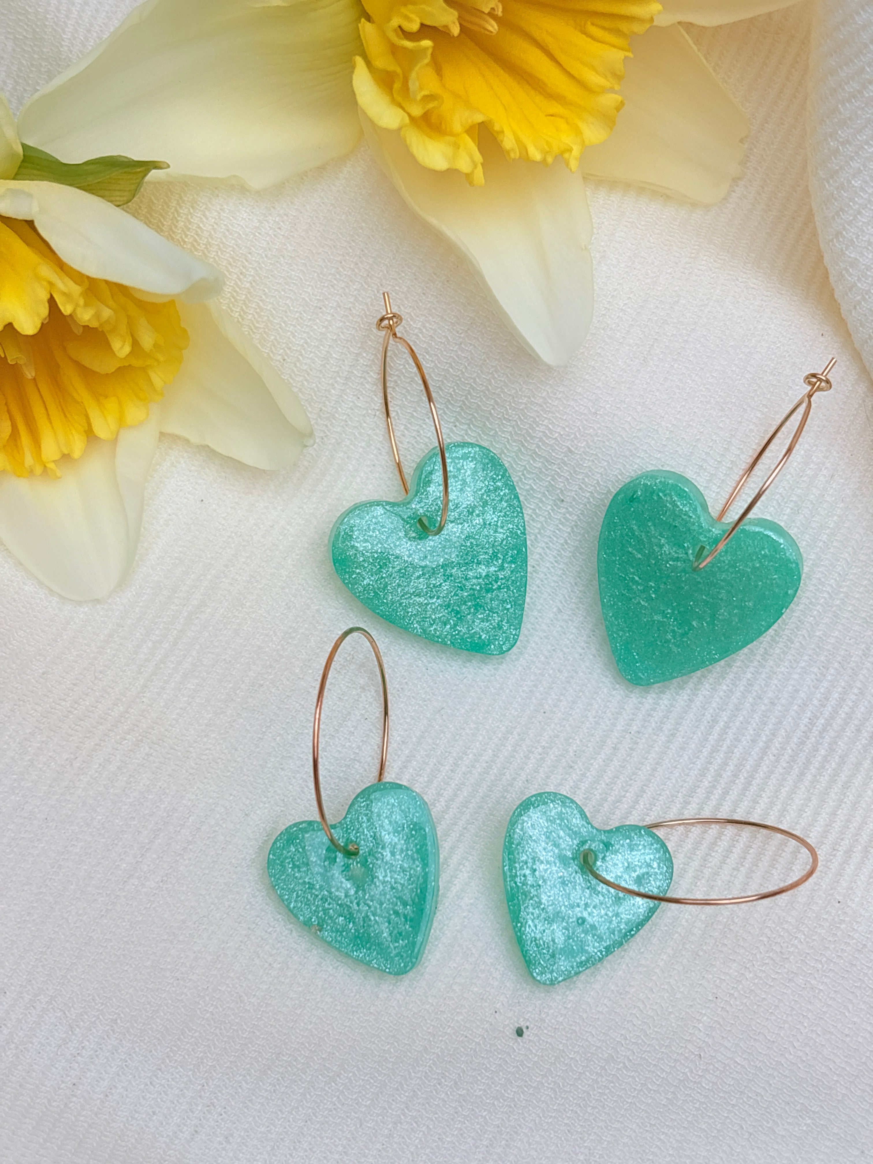 Pampilles Coeurs - taille M - Menthe nacrée