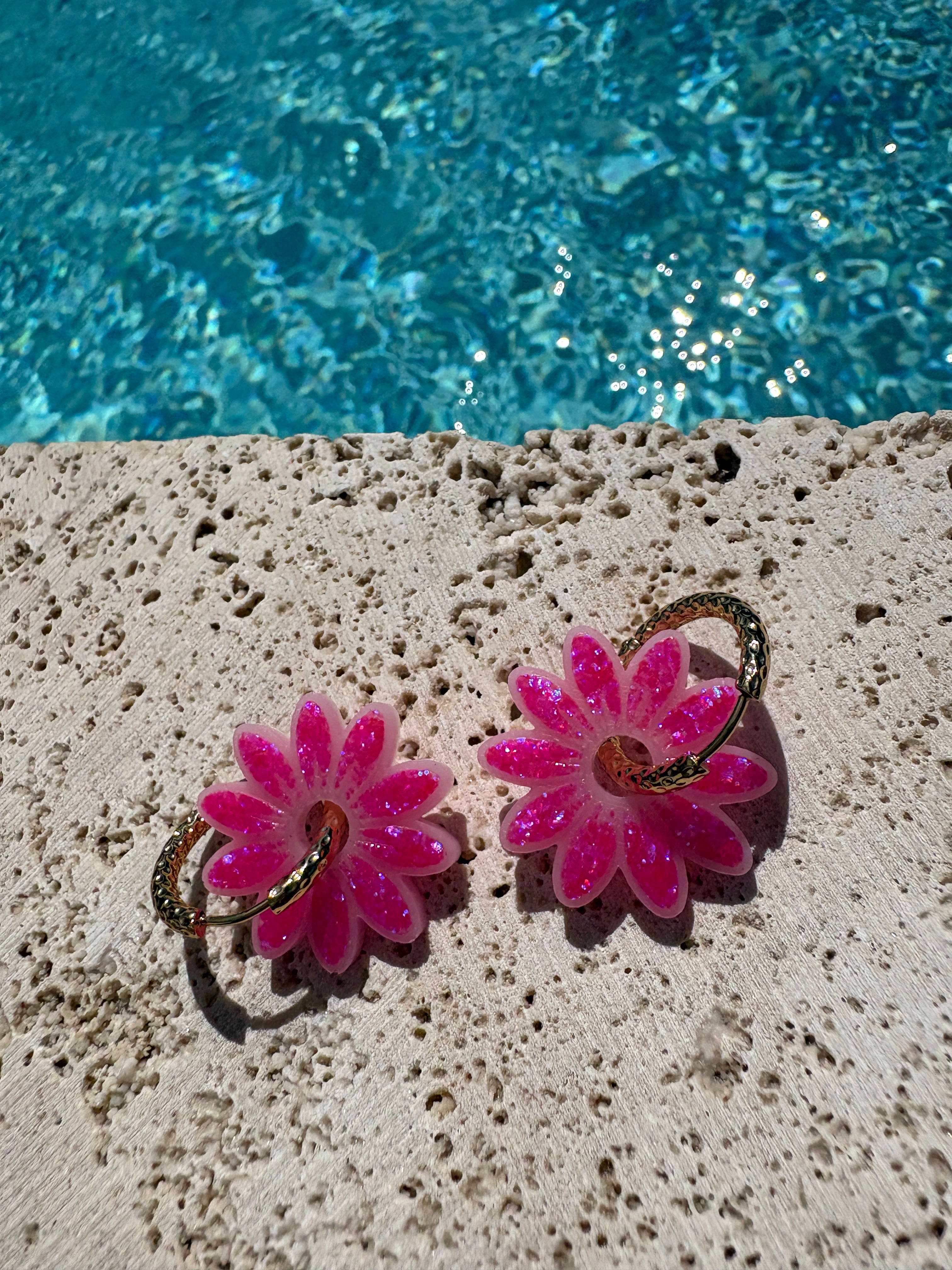 Pampilles Marguerites - Rose Barbie & rose pastel
