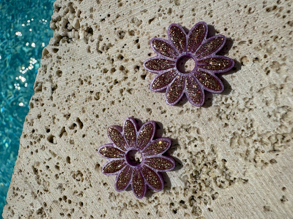 Pampilles Marguerites - Violet & Or