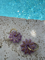 Pampilles Marguerites - Violet & Or