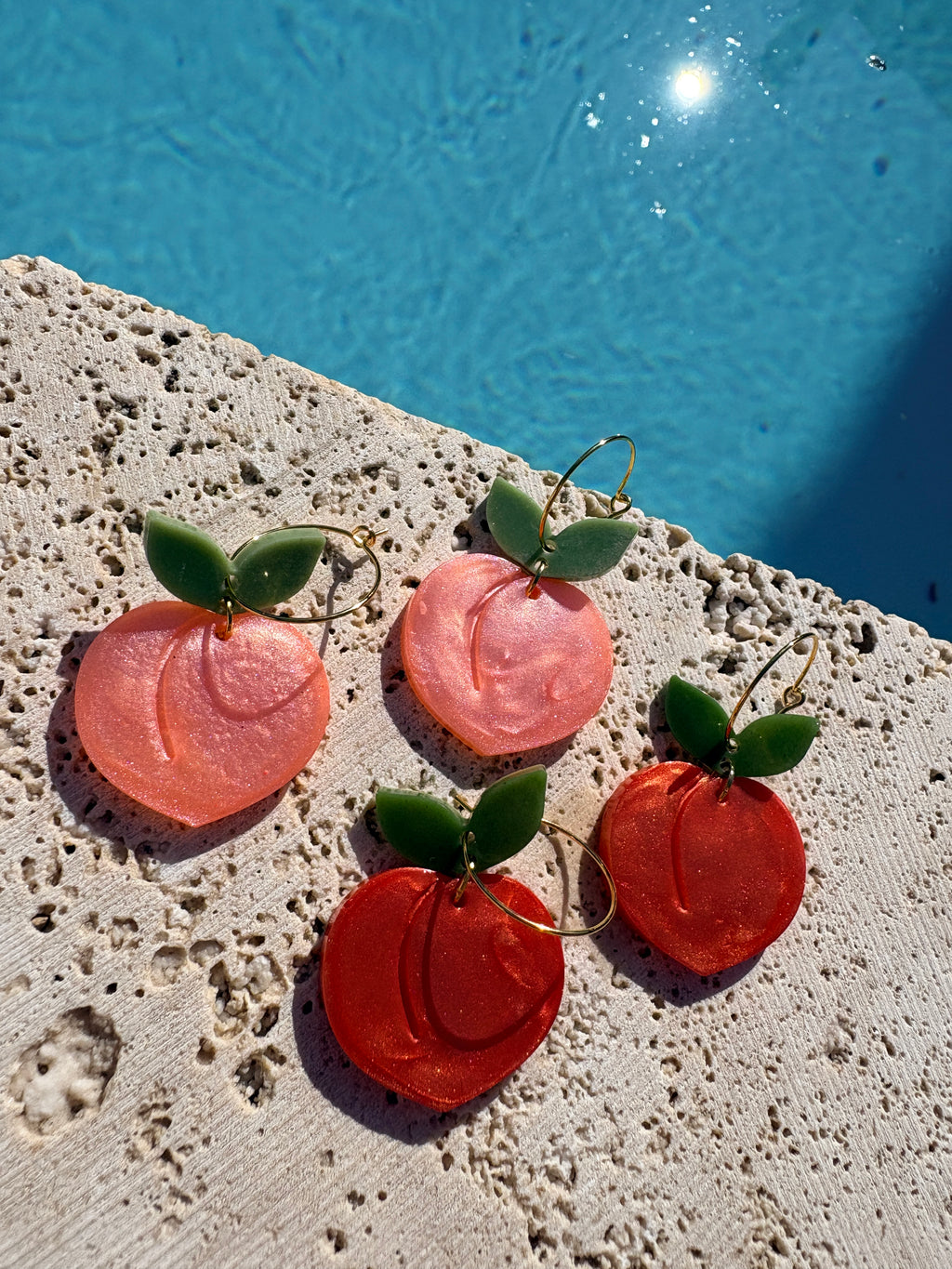 Les boucles Pêches gourmandes - Corail