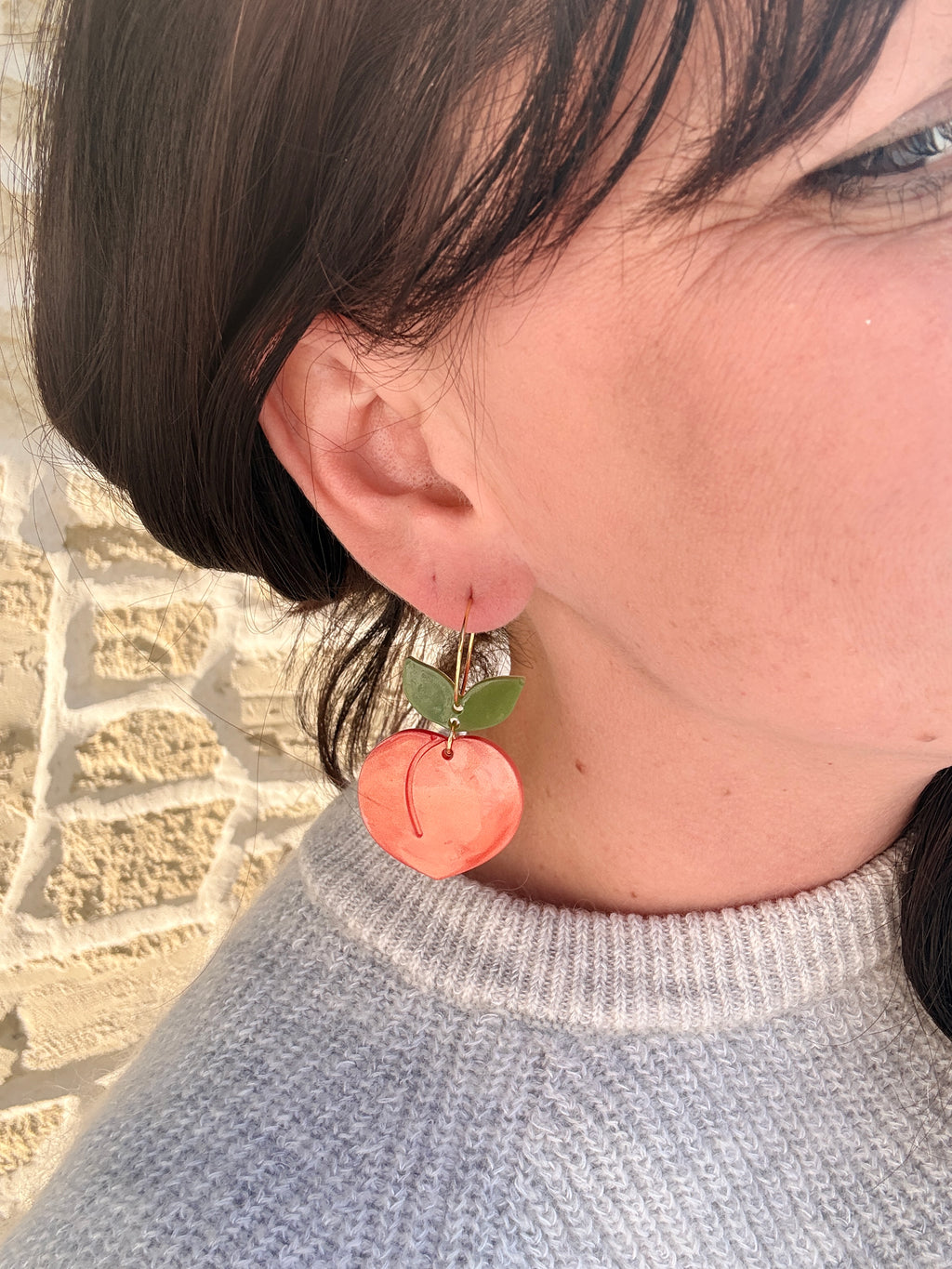 Les boucles Pêches gourmandes - Corail